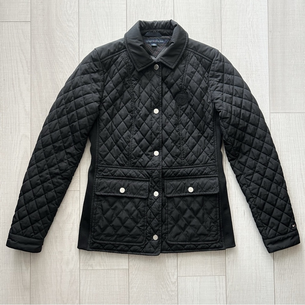 Tommy Hilfiger black quilted jacket